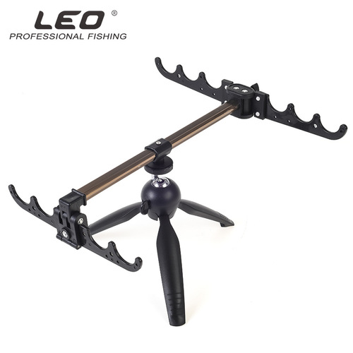 28066 LEO [ice fishing triangle turret bracket] winter fishing rod holder fishing gear table camera tripod