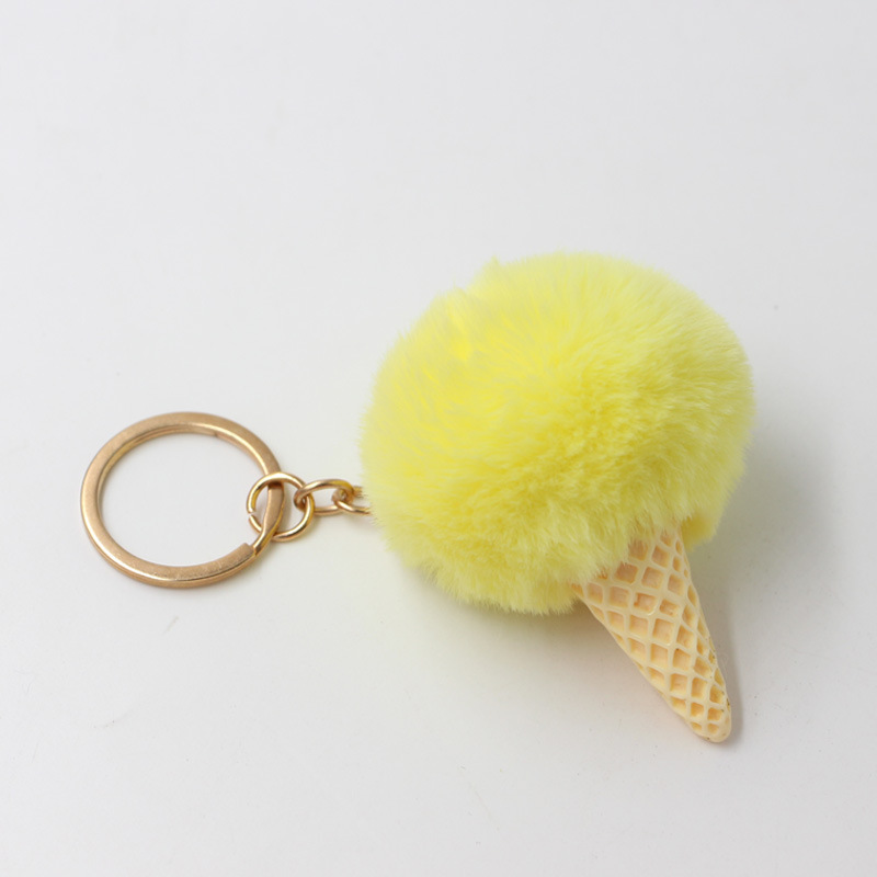 13g Weight Bag Charms Bag Accessories Type 1 Piece Quantity Daily Occasion Resin, Polyester Material Ice Cream Pattern Elegant, Cute Style 1 Piece Resin Polyester Ice Cream Bag Charms 1