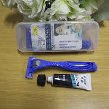 宾馆酒店客房有偿非一次性剃须刀浴场用高档刮胡刀剃须膏洗漱套装