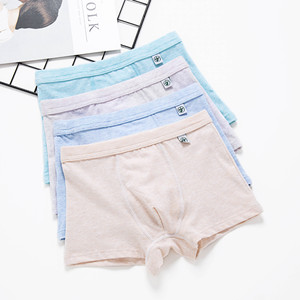 【两条装】儿童内裤 纯棉男童平角裤大童短裤青少年四角内裤批发