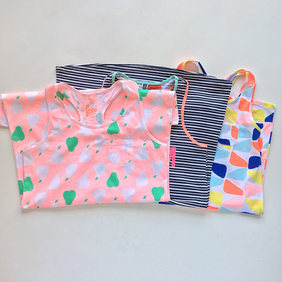 SQ-409 Summer Cot Girls 'Уважаемая юбка для кожи юбки детская юбка, полная узоров, милая и дышащая