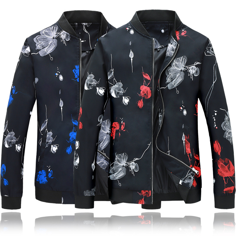 2019 new autumn and winter men's decor oversized jacket casual coat multi combination men's slim jacket