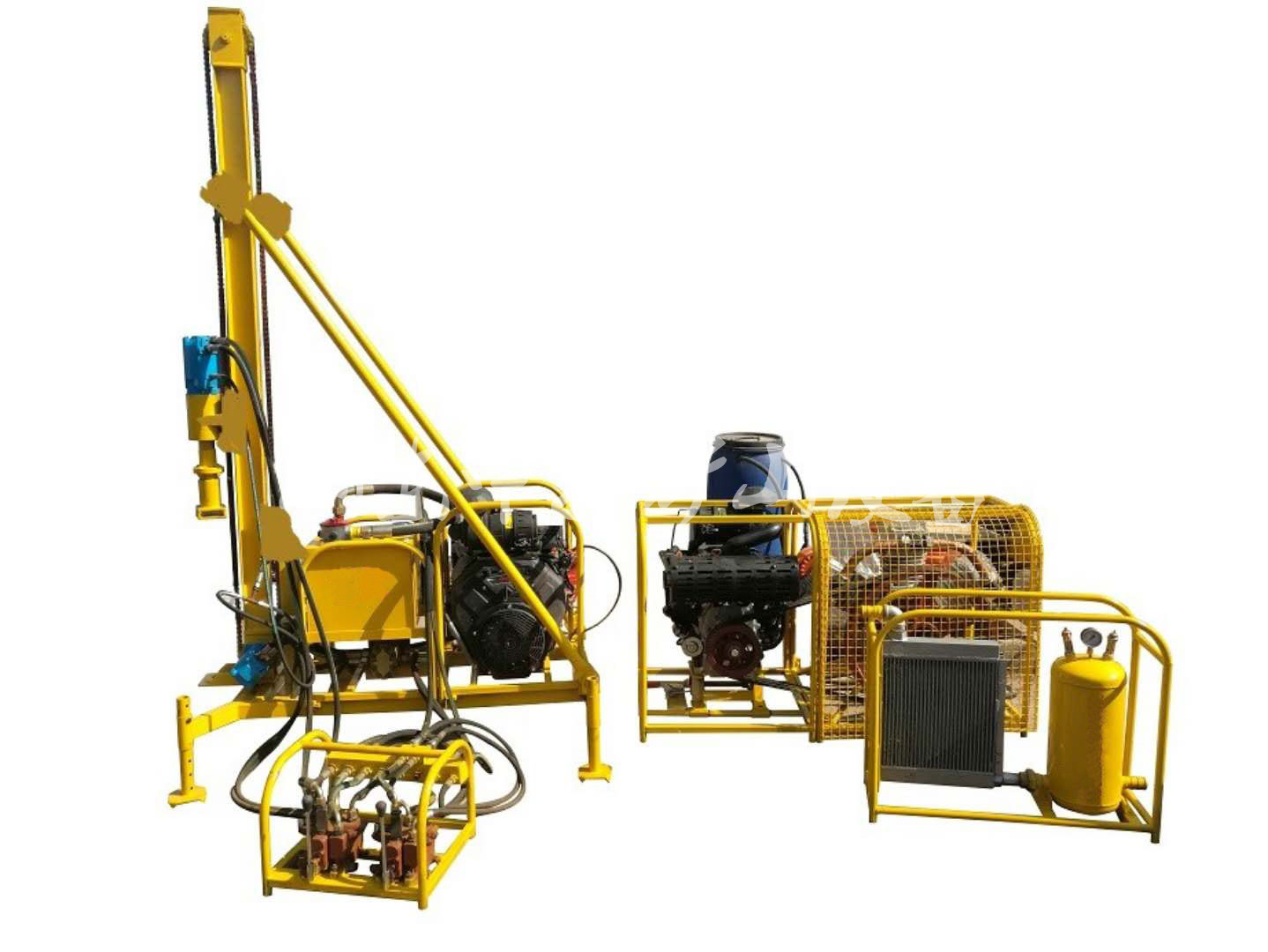 厂家现货直销 分体式山地物探钻机 岩石潜孔钻机 高效岩石钻孔机