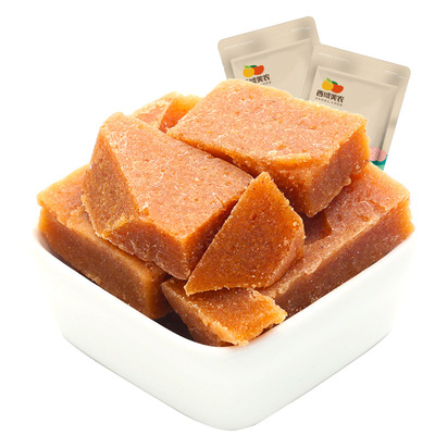 現貨西域美農山查條200g袋休閑食品山查塊果幹蜜餞山查零食批發