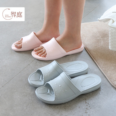 智庭夏季凉拖鞋居家情侣室内简约浴室拖鞋亚马逊工厂现货一件代发