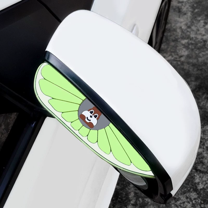 Автомобильное зеркало заднего вида от дождя Универсальный дождь брови дождевой Щит Мультфильм креативное украшение тела автомобильный дождевой щит