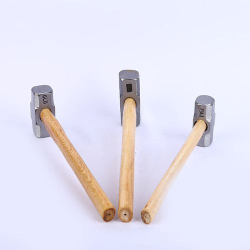 Source factory goods wooden handle white steel forged octagonal hammer hand hammer iron hammer octagonal hammer Linyi Hardware Tools