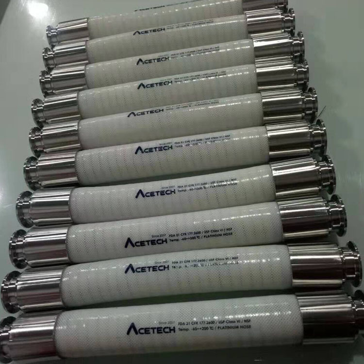 厂家批量优惠食品级硅胶软管 制药硅胶钢丝管广泛应用