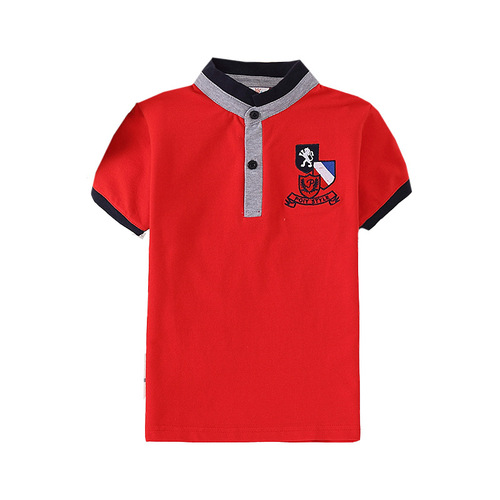 2024 High quality kids polo shirt boys tops wholesale童装T恤