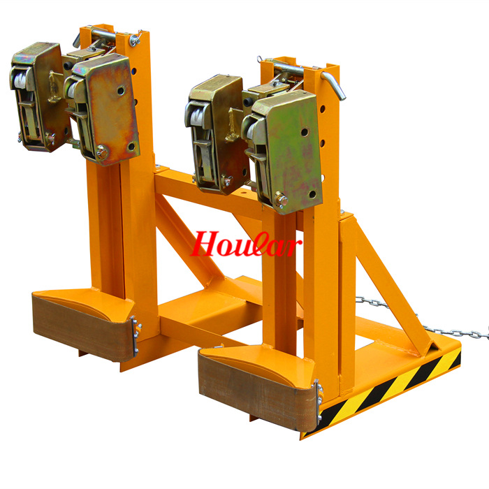 雙桶鷹嘴油桶夾DG1000B 雙油桶夾具叉車重型油桶夾咬嘴鐵桶夾油罐