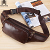 One piece On behalf of new pattern Korean Edition man Trend genuine leather multi-function Waist pack outdoors leisure time run Backpack wholesale
