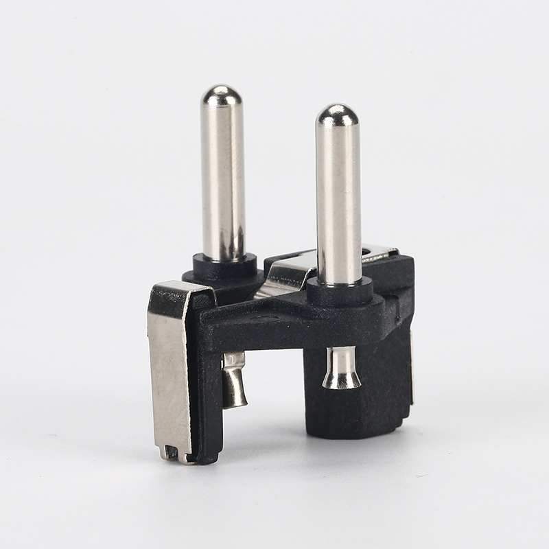 法国头空芯支架黑色 五金配件 电源插头配件支架法国头内架