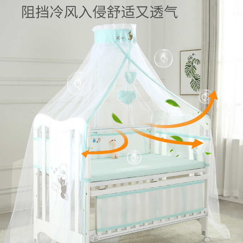 Factory Direct Supply spring and summer simple fresh anti-mosquito windproof mosquito net crib large quantity discount