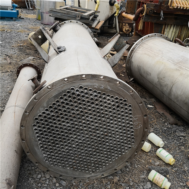 二手100平方不锈钢列管冷凝器 二手不锈钢列管冷凝器