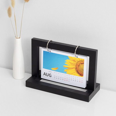 秋千木质底座2020台历定制照片制作 diy个性年历创意宝宝日历自制