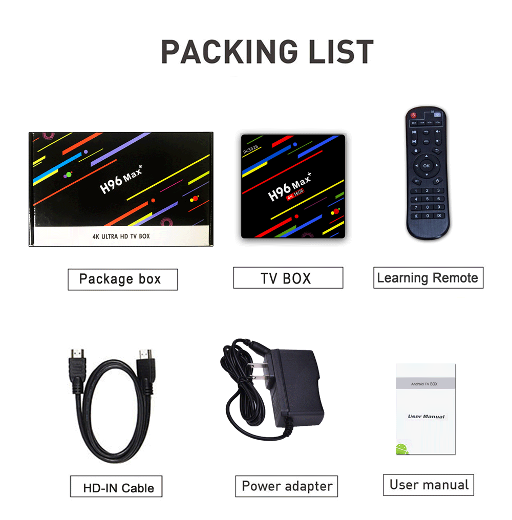 TV Box H96 Max + TV 2G 16G Android 9 - Ref 3423361 Image 28