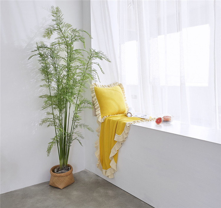 Lehká luxusní severská jednoduchá celobavlněná černá keprová deka do hotelové ložnice, vlněná deka, povlečení_voghion.com