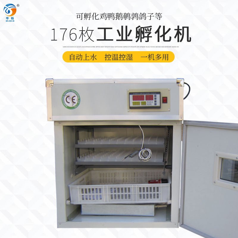 176枚全自动孵化机 鸡鸭鹅孵化器 鹌鹑鸽子孵蛋器 工业养殖孵化箱