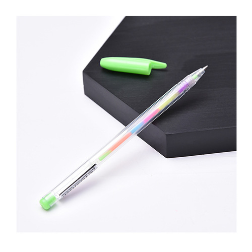 Creative Rainbow Pen Refill Set Flash Pen Water Chalk Highlighter Office Learning 8 Boxed Painting Color Powder