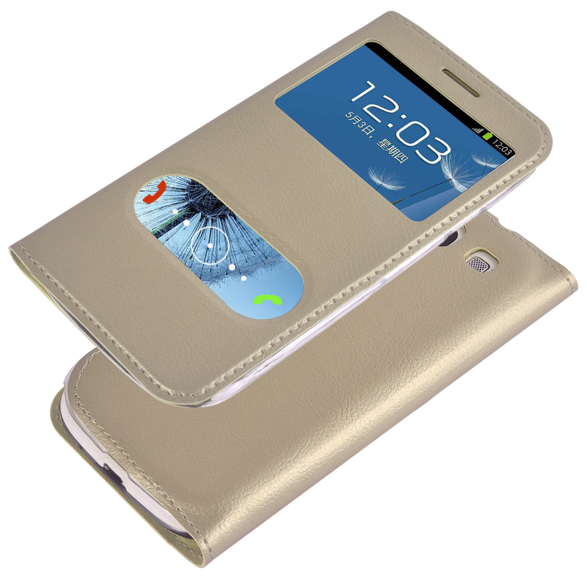 适用三星9300保护套S3手机壳I9301手机皮套翻盖I9300一件代发