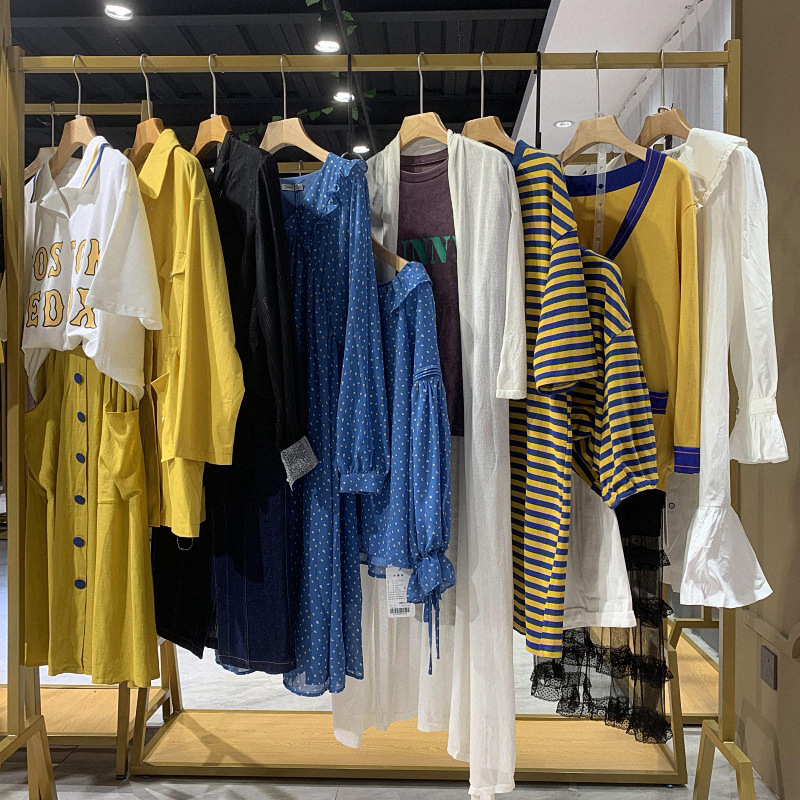 三彩品牌折扣女装尾货批发 休闲时尚新款春夏装货源四季青十三行|ms