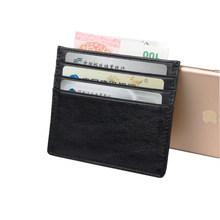 2022男女士RFID頭層牛皮防消磁薄款卡套證件卡包零錢包廠家直銷