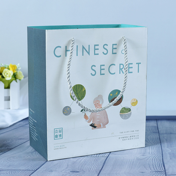 批发通用彩色购物纸袋 创意手提服装购物袋印刷 广告礼品袋定做