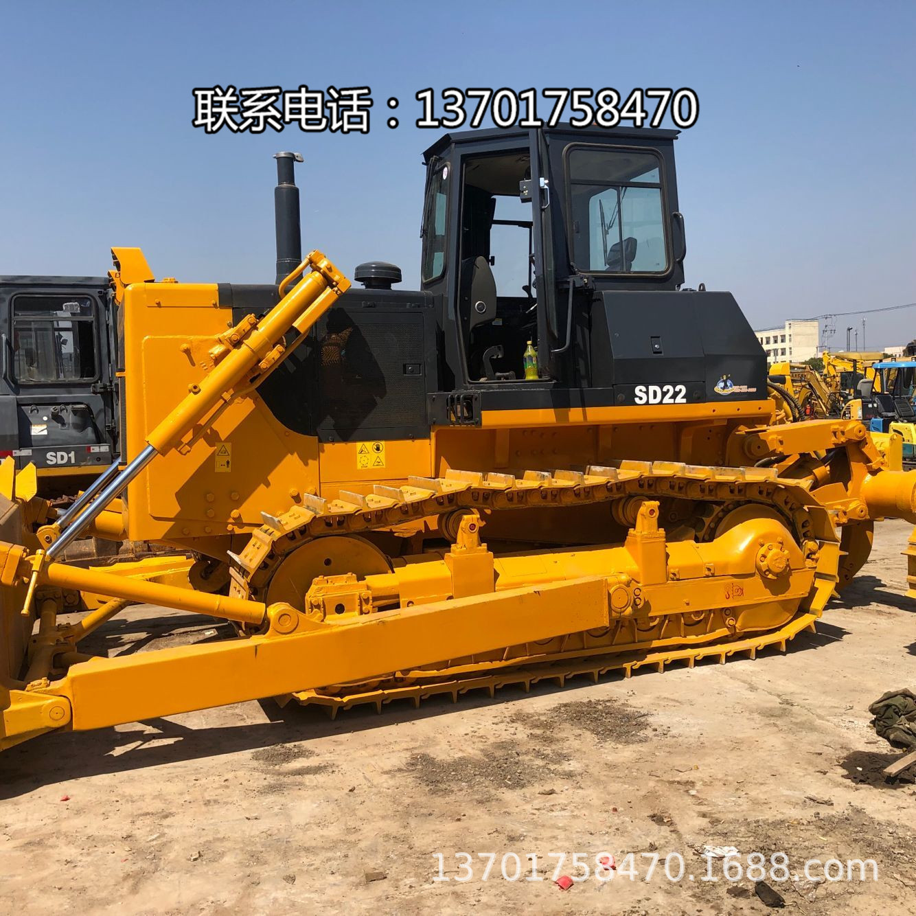 上海旧山推推土机交易市场 2手山推220推土机 二手SD22干地型