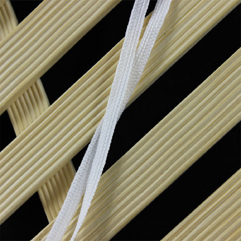 苏州厂家生产定制0.5公分白色涤纶绳扁绳优质服装辅料 可定制生产
