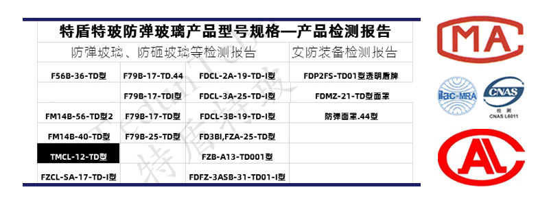 12mm防弹检测报告