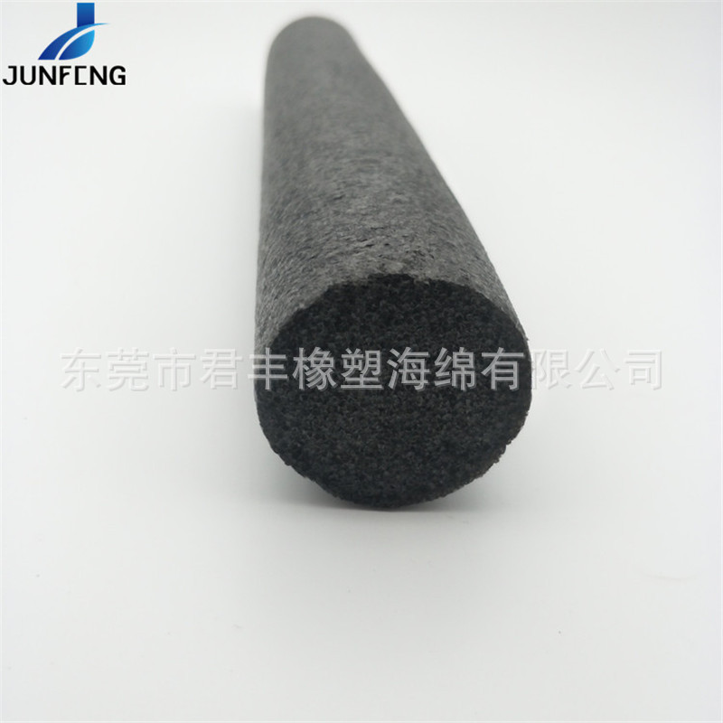 直径30mm黑色珍珠棉实心泡沫棒epe工地填缝棒门窗填缝棒