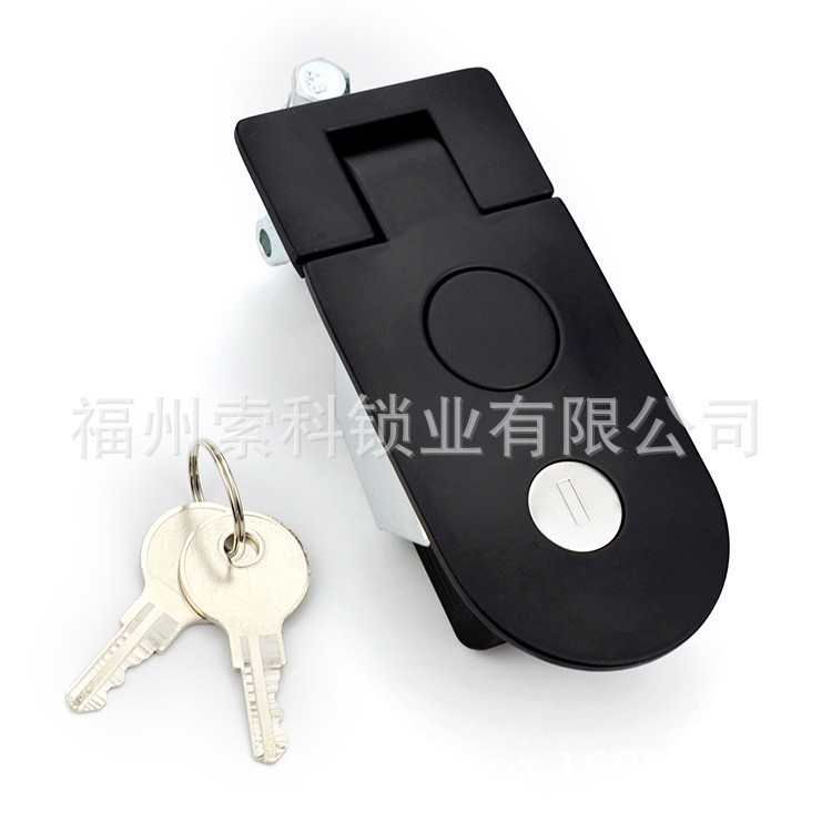 平面柜锁配电箱电柜锁铁皮柜锁工业机械锁开关柜锁门锁MS609-1-1