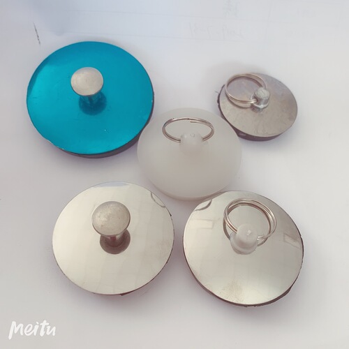 Downspout plug accessories, swimming pool face basin support handle pool rubber silicone plug plug head