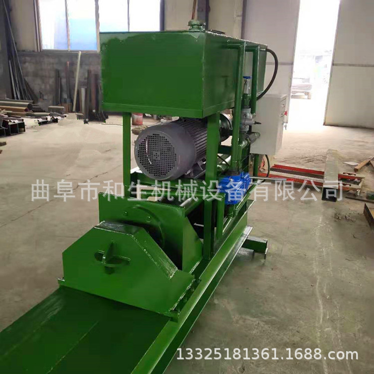 生产定制电动高压树疙瘩劈材机销售大型1米行程卧式液压劈木机