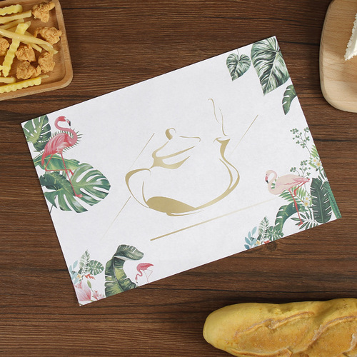 Platter paper, hamburger paper, bread paper, oil-absorbent paper, sandwich wrap paper, baking tray mat paper, food grease separator paper