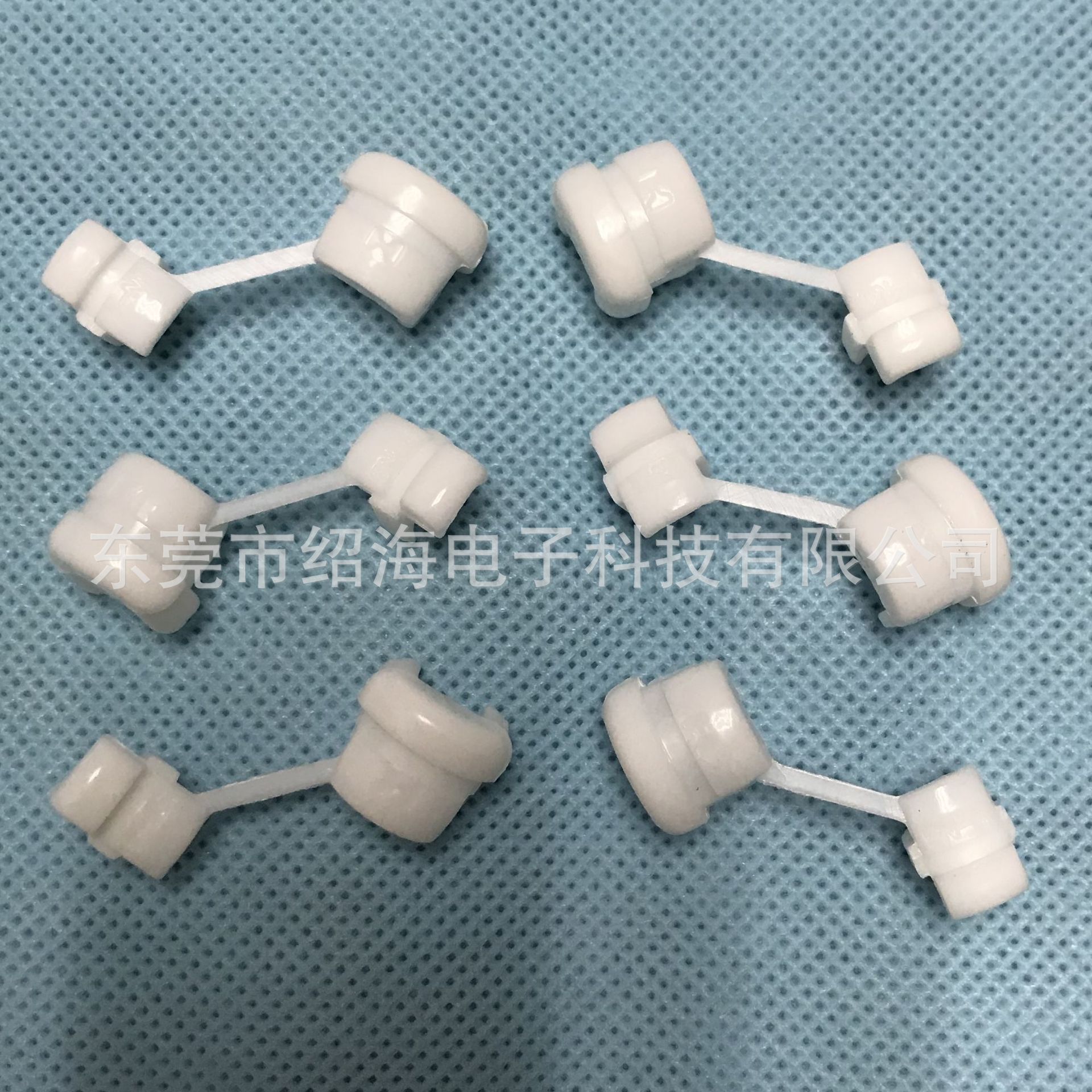 广东厂家批发优质白色电源线扣 5P-4电源线卡 环保圆线护线扣