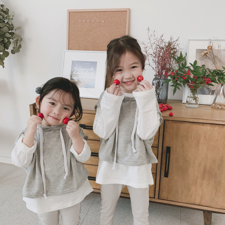 20春款童装新 儿童带帽纯棉针织马甲 男女童宝宝休闲外套