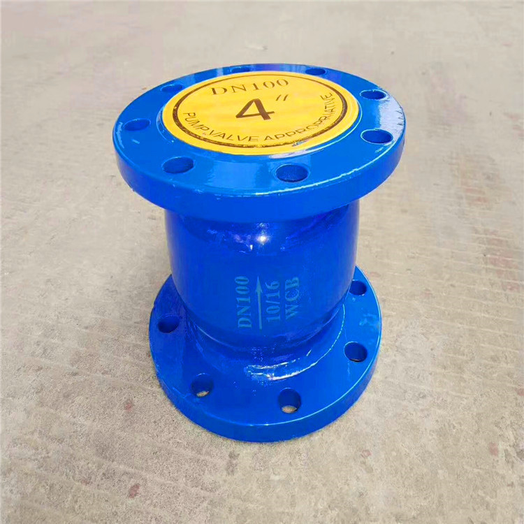 消防专用阀门 HC42X10 国标直通式铸铁止回阀 200mm 水泵排污阀