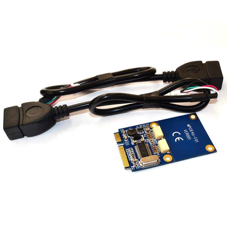 Ноутбук мини PCI-E в USB преобразовательная карта, материнская плата MINI PCIe в USB2.0 интерфейс расширительная карта