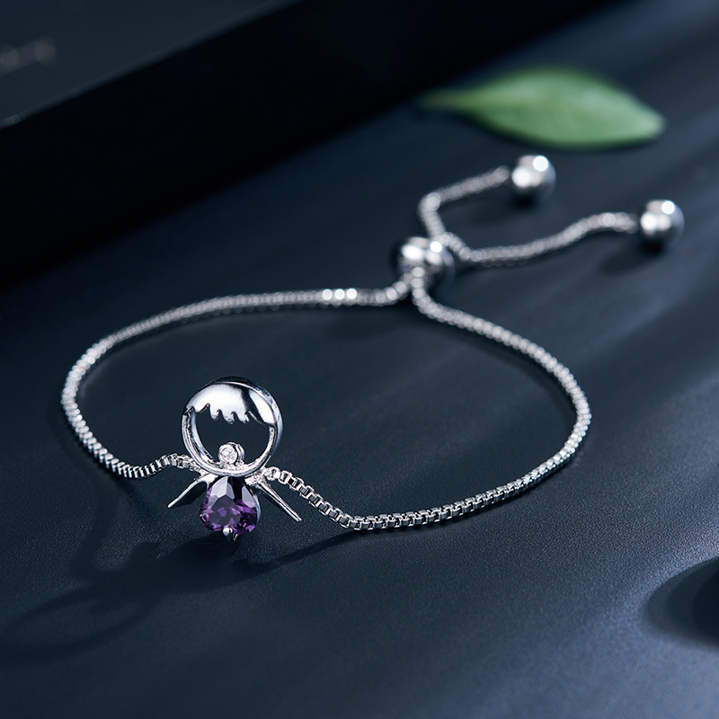 Brand adjustable bracelet with zircon