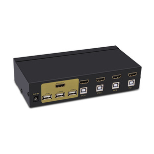 �S��Ӣ�� kvm�ГQ��4��USB�Ԅ�HDMI 4�M1���@ʾ���I�P��˹�����