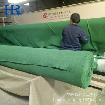 土工布 绿色抑制扬尘盖土绿化环境 可定制短丝透水过滤防尘土工布
