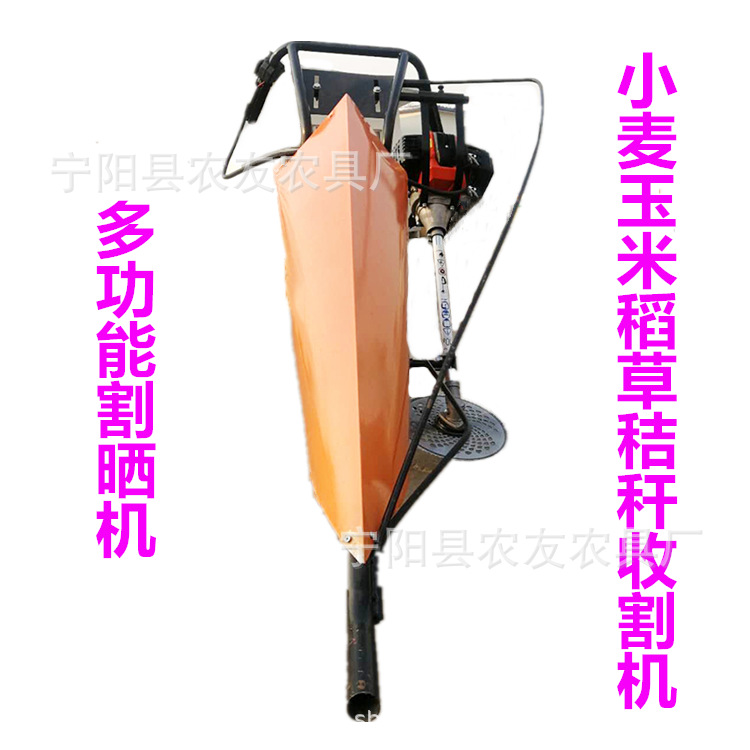 半自动玉米收割机水稻豆类麦子收割机收获机小型农作物收获机