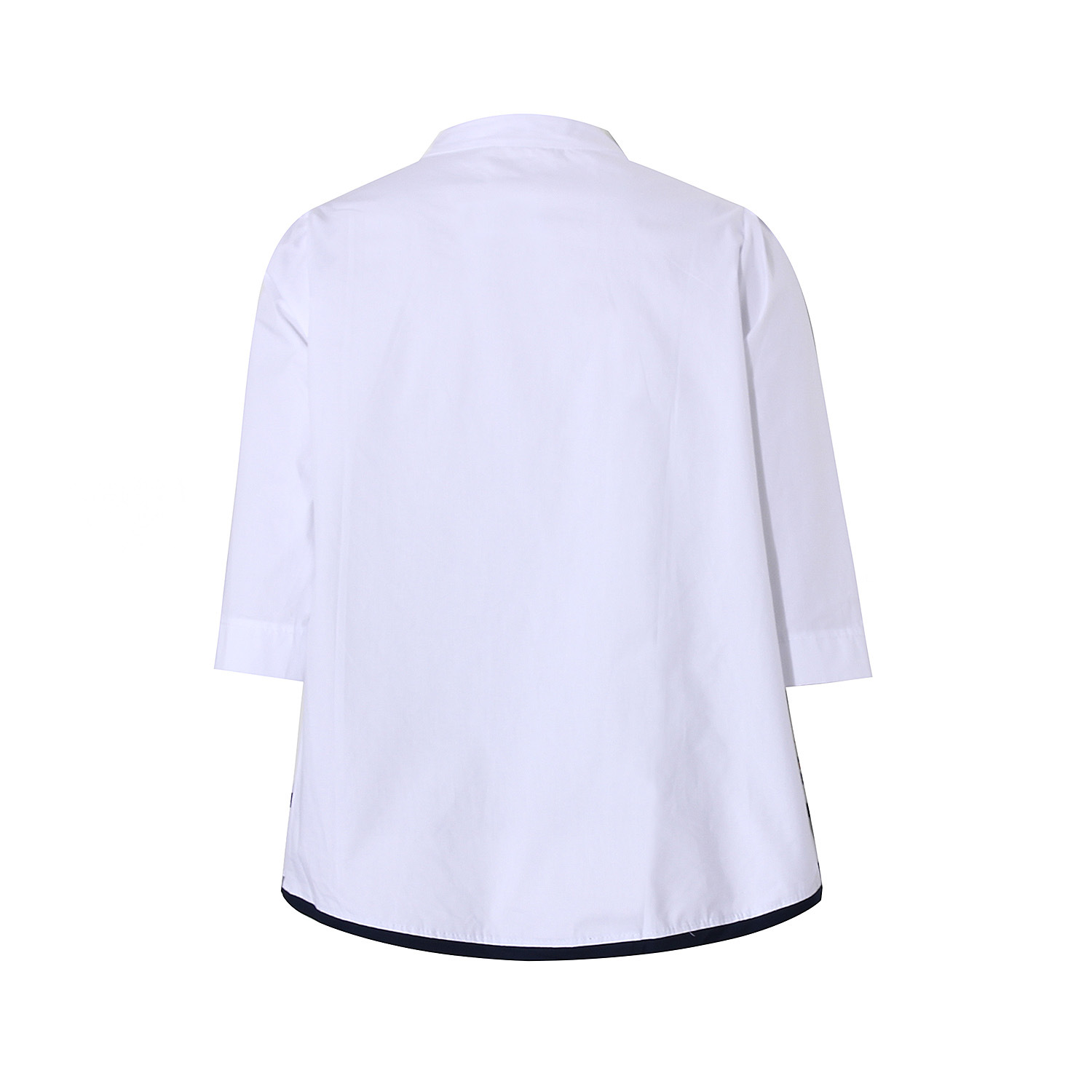 Embroidered Three-quarter Sleeve Shirt  NSMY15929