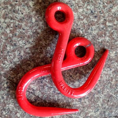 批發 1T鋼管尖嘴鈎 1噸細筋小吊鈎 大開口合金鋼鈎子 開口71mm