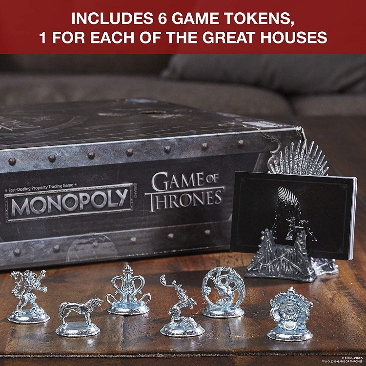 Game of Thrones Monopoly Board Game Pieces