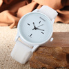 Quartz fashionable swiss watch, silica gel dial suitable for men and women for leisure, simple and elegant design, wholesale