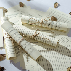 Photography props for English book volumes, accessories, cosmetics, photography background, home decoration props, sheet music pages
