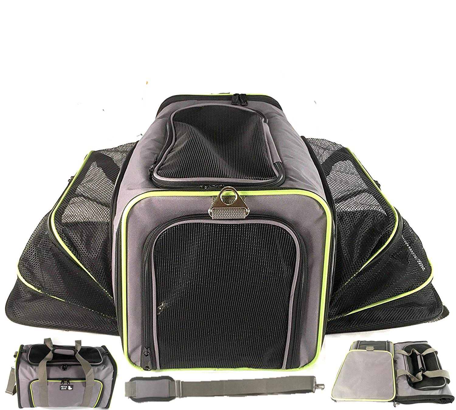 东莞厂家定制宠物包便携式狗狗笼子单手提车载猫窝折叠式宠物背包|ms