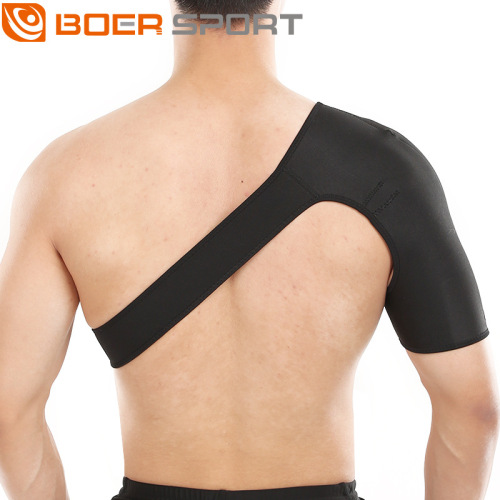Basketball shoulder barbell fitness protective gear with men's and women's breathable shoulder warmer adjustable shoulder pads